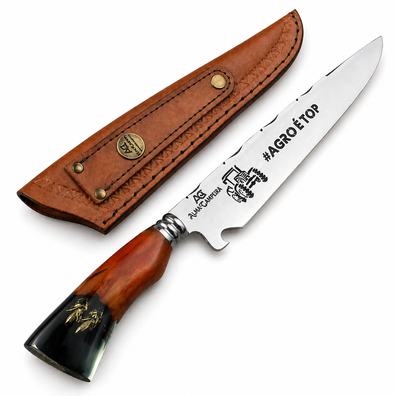 Faca Agro é Top para churrasco inox 10 polegadas