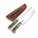 Conjunto .50 para churrasco inox 10 polegadas