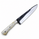Faca tropeira ouro para churrasco aço inox 8 polegadas