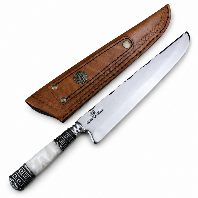 Faca MG para churrasco aço inox 10 polegadas