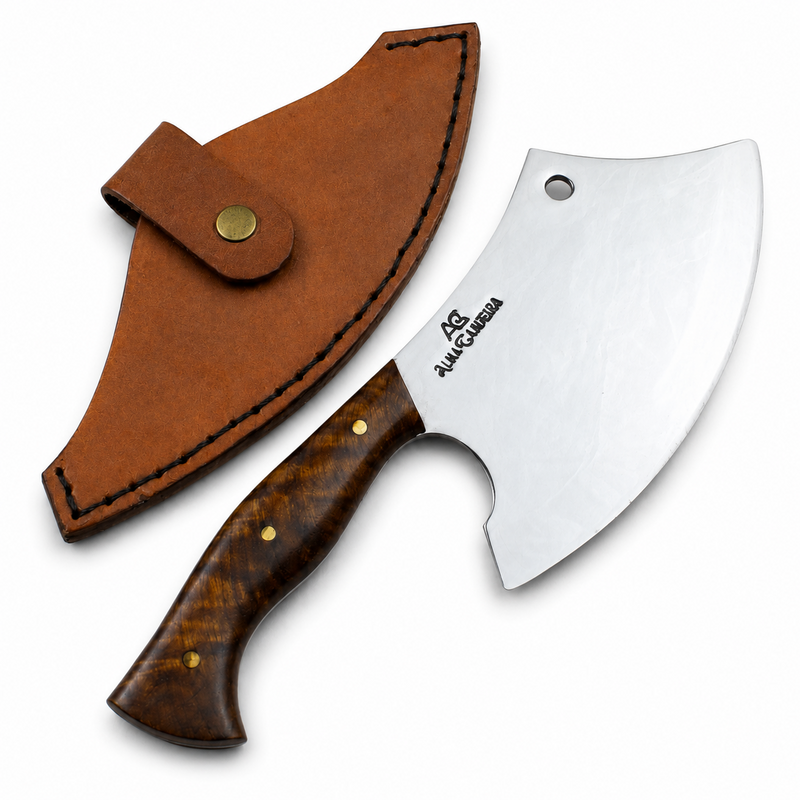 Cutelo Viking para churrasco inox 8 polegadas