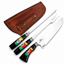 Kit RS para churrasco inox 10 polegadas