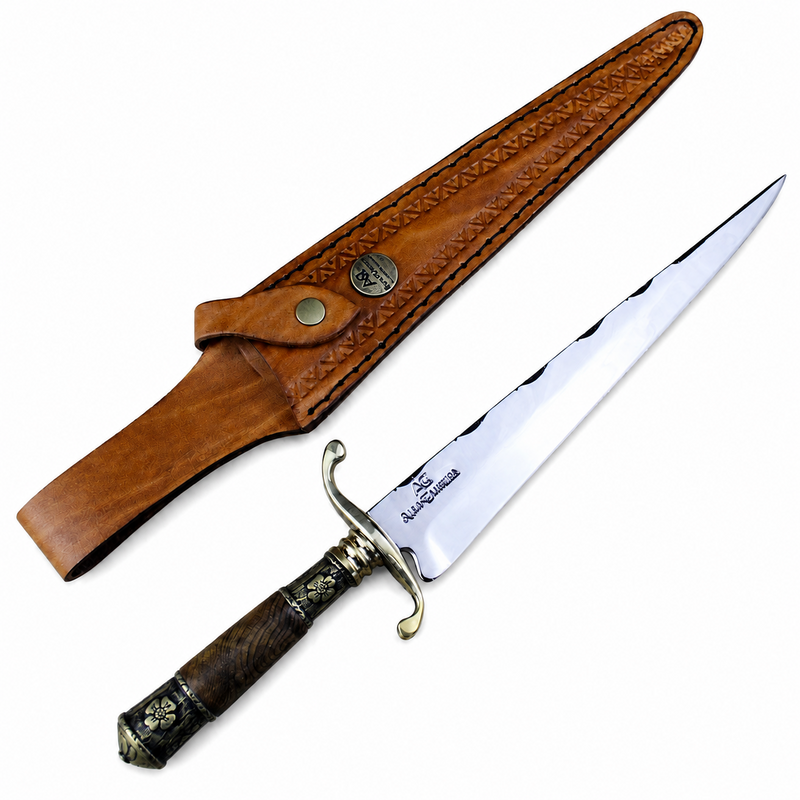 Faca Javalizeira para churrasco aço inox 11 polegadas